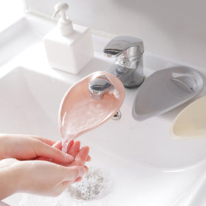 Cute Silica Gel Children Bathroom Water Extender Sink Faucet Chute Extender Kids Kitchen Washing Hands Baby Care Bath Brushes