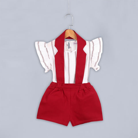 Baby Girl Clothes 2019 Hot Summer New Girls' Clothing Sets Kids Suit Clothes Toddler Cotton Stripe coat+Pants 2-5Y