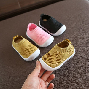 Kid Baby First Walkers ShoesBreathable b Infant Toddler Shoes Girls Boy Casual Mesh Shoes Soft Bottom Comfortable Non-slip Shoes