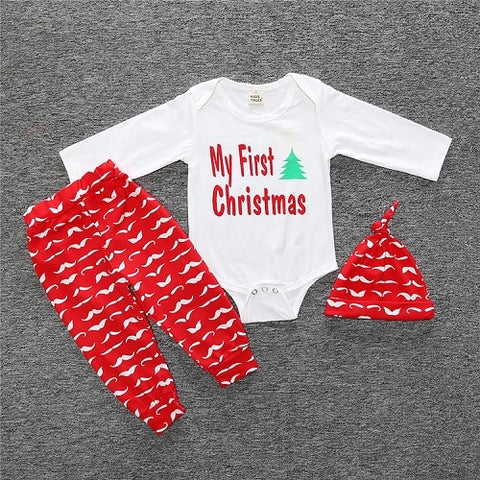 3 pcs/set 2019 Autumn children's clothing newborn girls' clothing sets cotton long-sleeved T-shirt+pants+headband clothes SY184