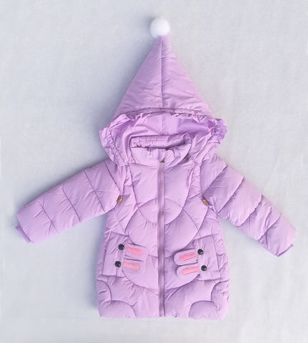 2019 Girls Down Jackets Baby Outdoor Warm Clothing Thick Coats Windproof Children's Winter Jackets Kids Cartoon Winter Outerwear