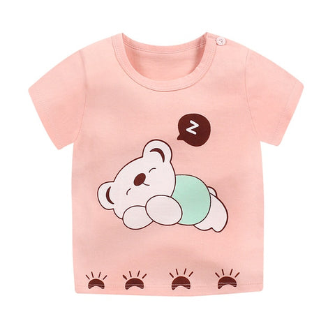 Unini-yun  Cartoon I Love Mom Children t Shirts Summer Boys Kids Short Sleeve Tees Cotton Baby Clothing Boys' t-Shirts Baby girl