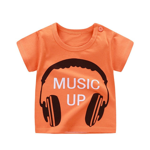 Unini-yun  Cartoon I Love Mom Children t Shirts Summer Boys Kids Short Sleeve Tees Cotton Baby Clothing Boys' t-Shirts Baby girl
