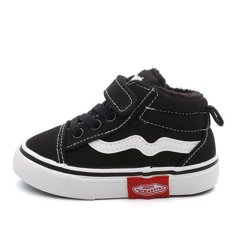 Baby Shoes Soft Bottom Boy Casual Shoes 1-3 Years Old 2019 autumn Winter Children Canvas Shoes Girls Walking Shoes Toddler boots