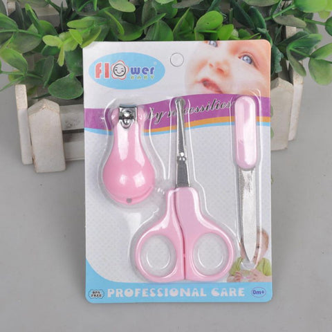 Cute Mini Safe Baby Nail Care Practical Clipper Set Trimmer Convenient Daily Baby Nail Shell Shear Manicure 3Pcs/Set