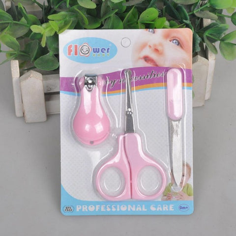 Cute Mini Safe Baby Nail Care Practical Clipper Set Trimmer Convenient Daily Baby Nail Shell Shear Manicure 3Pcs/Set