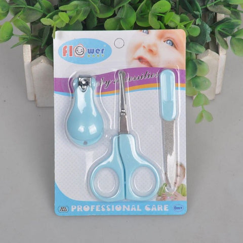 Cute Mini Safe Baby Nail Care Practical Clipper Set Trimmer Convenient Daily Baby Nail Shell Shear Manicure 3Pcs/Set