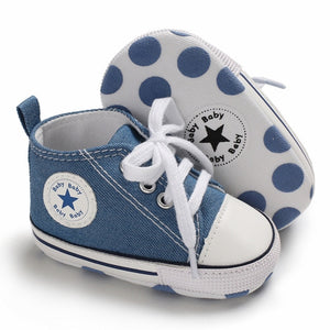Baby Shoes Boy Girl New Colors Canvas Sneaker Cotton Comfort Breathable Newborn Infant First Walkers Toddler Crib Shoes