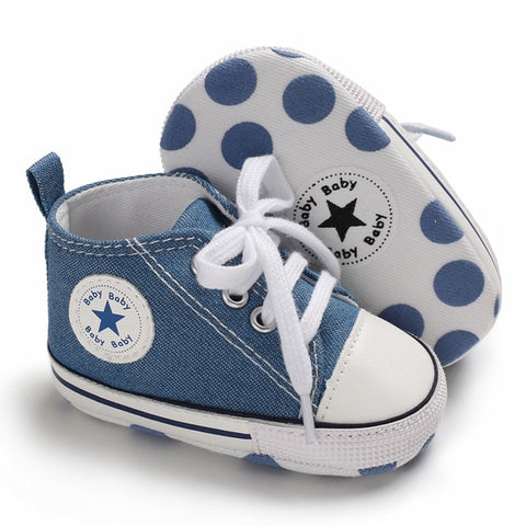 Baby Shoes Boy Girl New Colors Canvas Sneaker Cotton Comfort Breathable Newborn Infant First Walkers Toddler Crib Shoes