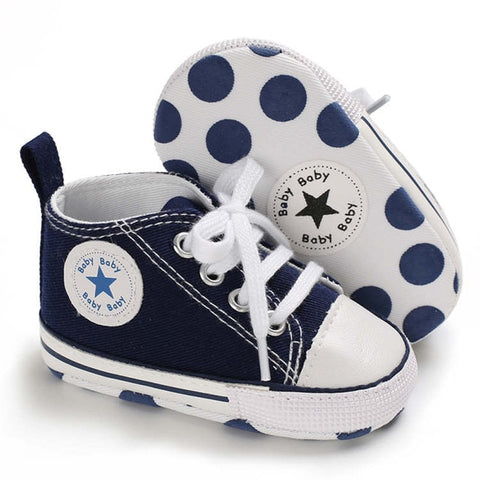 Baby Shoes Boy Girl New Colors Canvas Sneaker Cotton Comfort Breathable Newborn Infant First Walkers Toddler Crib Shoes